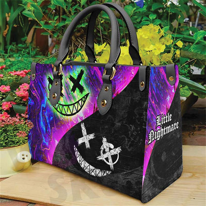Wonder Skull structured tote bag solves the "I can't find anything in my bag" problem. The roomy interior fits your tablet, phone, wallet, water bottle, umbrella, and cosmetics — without the overstuffed look. Multiple interior pockets keep everything organized, so you're never digging around at checkout. Reinforced rivet corners and quality metal hardware ensure the bag holds up to daily use. Whether you're heading to work, running errands, or catching a flight, this tote keeps you looking put-together.