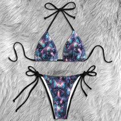 Wings Skull Afterlife Micro Triangle Bikini Swimsuit