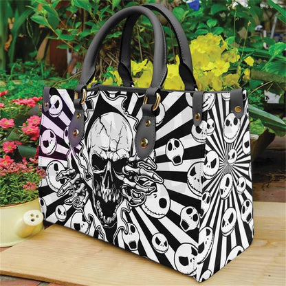 Wonder Skull structured tote bag solves the "I can't find anything in my bag" problem. The roomy interior fits your tablet, phone, wallet, water bottle, umbrella, and cosmetics — without the overstuffed look. Multiple interior pockets keep everything organized, so you're never digging around at checkout. Reinforced rivet corners and quality metal hardware ensure the bag holds up to daily use. Whether you're heading to work, running errands, or catching a flight, this tote keeps you looking put-together.