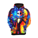 Fire Ice Nightmare Theme Combo Hoodie and Leggings - Dark and edgy matching set with skull designs for a unique and stylish look.