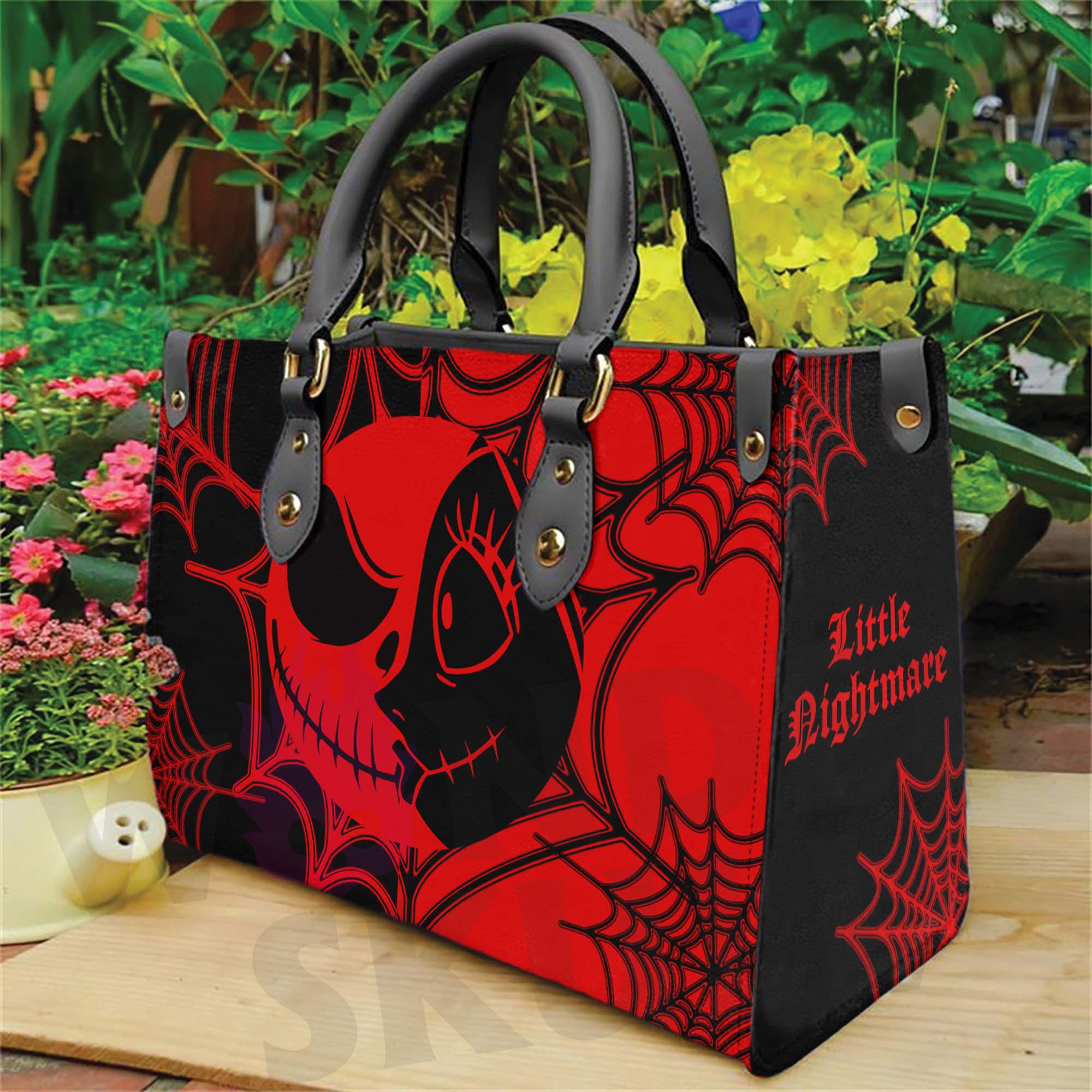 Wonder Skull structured tote bag solves the "I can't find anything in my bag" problem. The roomy interior fits your tablet, phone, wallet, water bottle, umbrella, and cosmetics — without the overstuffed look. Multiple interior pockets keep everything organized, so you're never digging around at checkout. Reinforced rivet corners and quality metal hardware ensure the bag holds up to daily use. Whether you're heading to work, running errands, or catching a flight, this tote keeps you looking put-together.