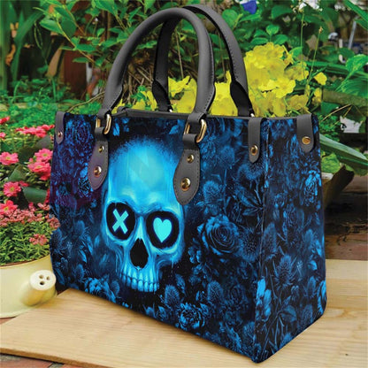 Wonder Skull structured tote bag solves the "I can't find anything in my bag" problem. The roomy interior fits your tablet, phone, wallet, water bottle, umbrella, and cosmetics — without the overstuffed look. Multiple interior pockets keep everything organized, so you're never digging around at checkout. Reinforced rivet corners and quality metal hardware ensure the bag holds up to daily use. Whether you're heading to work, running errands, or catching a flight, this tote keeps you looking put-together.