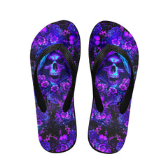 Image of a pair of beach flip flops with a sleek design, featuring a comfortable yoga mat footbed, non-slip sole, and water-friendly materials. Perfect for summer outings, beach walks, and casual occasions.