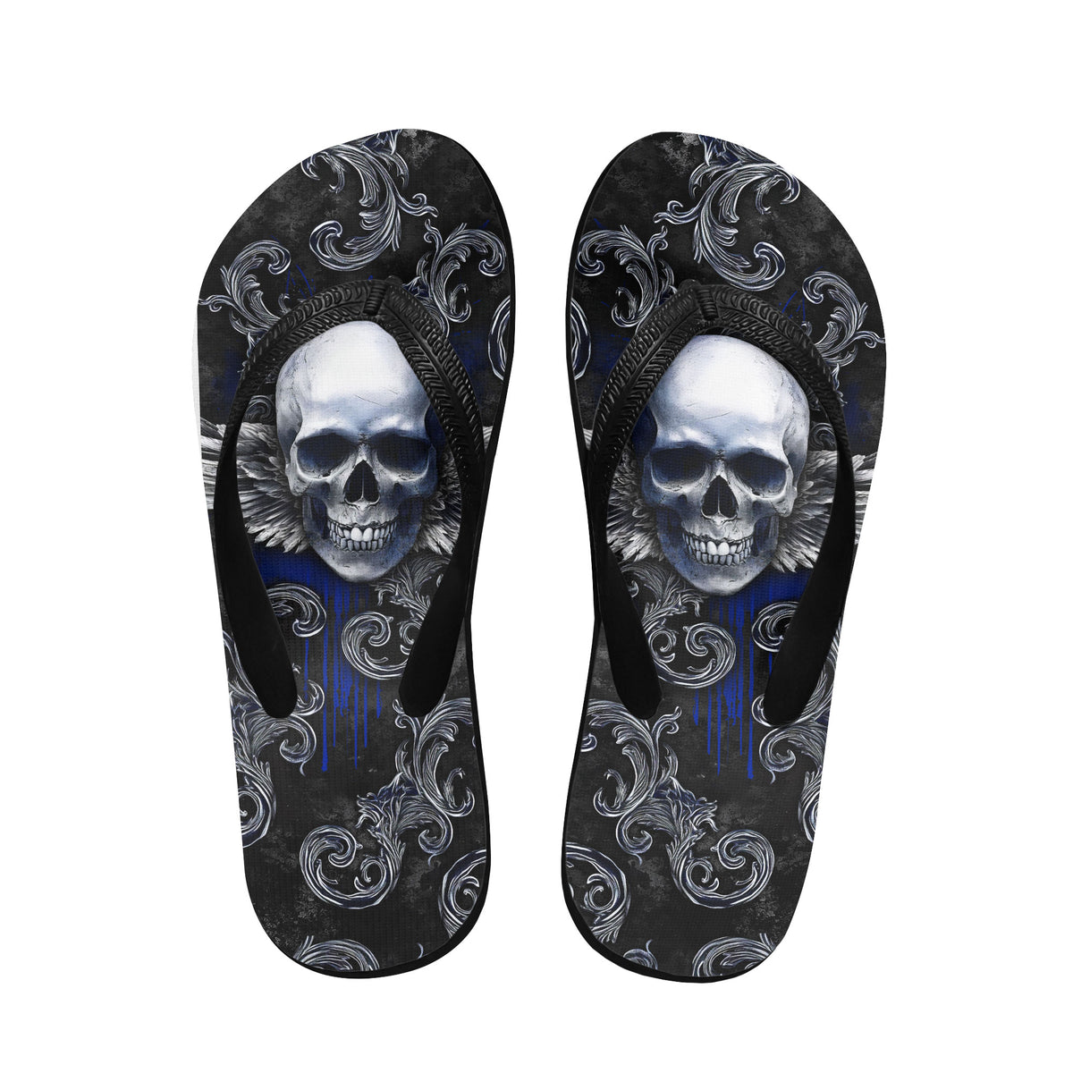 Image of a pair of beach flip flops with a sleek design, featuring a comfortable yoga mat footbed, non-slip sole, and water-friendly materials. Perfect for summer outings, beach walks, and casual occasions.