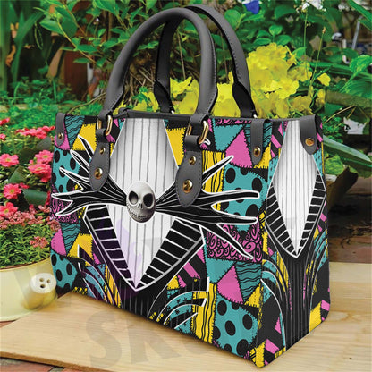 Wonder Skull structured tote bag solves the "I can't find anything in my bag" problem. The roomy interior fits your tablet, phone, wallet, water bottle, umbrella, and cosmetics — without the overstuffed look. Multiple interior pockets keep everything organized, so you're never digging around at checkout. Reinforced rivet corners and quality metal hardware ensure the bag holds up to daily use. Whether you're heading to work, running errands, or catching a flight, this tote keeps you looking put-together.