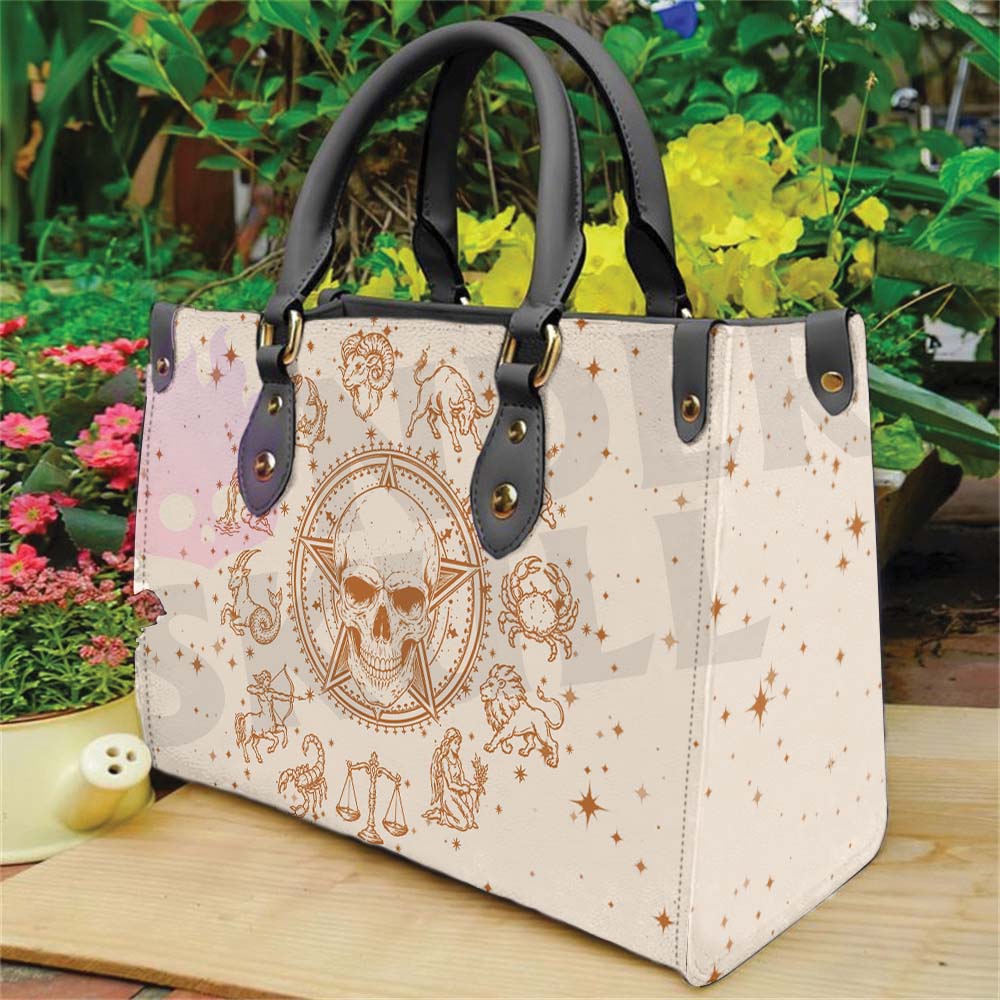 Wonder Skull structured tote bag solves the "I can't find anything in my bag" problem. The roomy interior fits your tablet, phone, wallet, water bottle, umbrella, and cosmetics — without the overstuffed look. Multiple interior pockets keep everything organized, so you're never digging around at checkout. Reinforced rivet corners and quality metal hardware ensure the bag holds up to daily use. Whether you're heading to work, running errands, or catching a flight, this tote keeps you looking put-together.