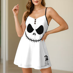 Midnight Spectral Grin Short Cami Dress