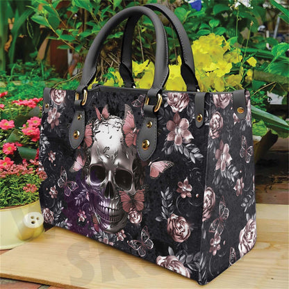 Wonder Skull structured tote bag solves the "I can't find anything in my bag" problem. The roomy interior fits your tablet, phone, wallet, water bottle, umbrella, and cosmetics — without the overstuffed look. Multiple interior pockets keep everything organized, so you're never digging around at checkout. Reinforced rivet corners and quality metal hardware ensure the bag holds up to daily use. Whether you're heading to work, running errands, or catching a flight, this tote keeps you looking put-together.