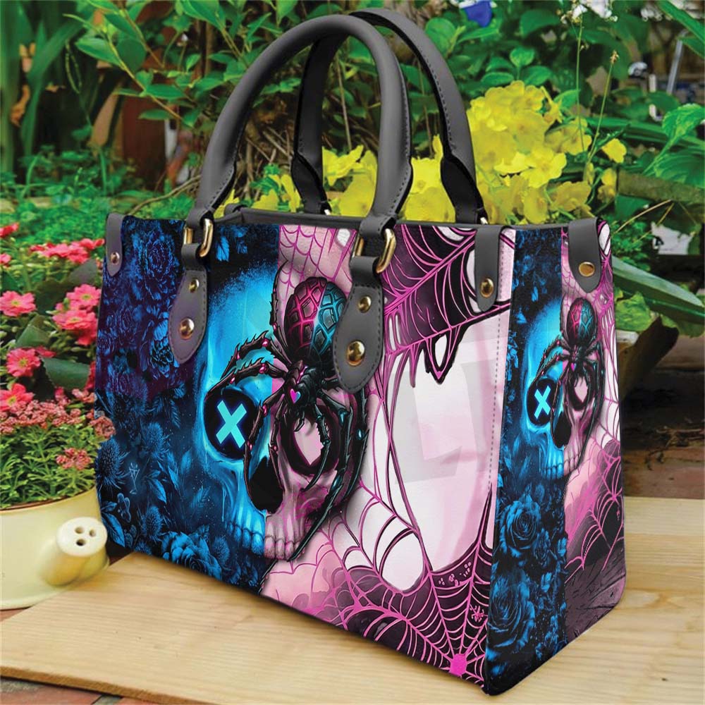 Wonder Skull structured tote bag solves the "I can't find anything in my bag" problem. The roomy interior fits your tablet, phone, wallet, water bottle, umbrella, and cosmetics — without the overstuffed look. Multiple interior pockets keep everything organized, so you're never digging around at checkout. Reinforced rivet corners and quality metal hardware ensure the bag holds up to daily use. Whether you're heading to work, running errands, or catching a flight, this tote keeps you looking put-together.