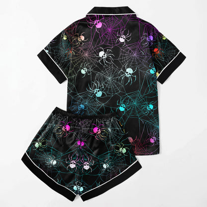 Chic and stylish women's pajama set with unique design prints and statement sleeves, Soft and luxurious fabrics make this pajama set perfect for bedtime or lounging at home.