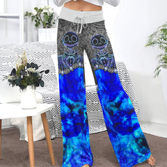 Abstract Diamond Art Women's High-waisted Wide Leg Pants