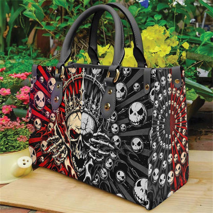 Wonder Skull structured tote bag solves the "I can't find anything in my bag" problem. The roomy interior fits your tablet, phone, wallet, water bottle, umbrella, and cosmetics — without the overstuffed look. Multiple interior pockets keep everything organized, so you're never digging around at checkout. Reinforced rivet corners and quality metal hardware ensure the bag holds up to daily use. Whether you're heading to work, running errands, or catching a flight, this tote keeps you looking put-together.