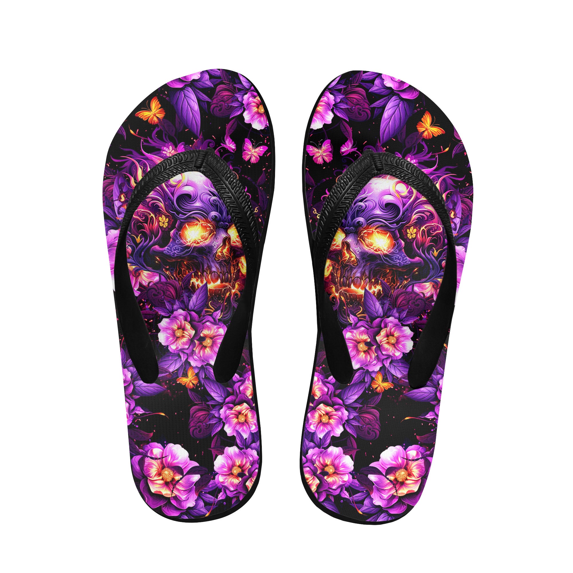 Image of a pair of beach flip flops with a sleek design, featuring a comfortable yoga mat footbed, non-slip sole, and water-friendly materials. Perfect for summer outings, beach walks, and casual occasions.