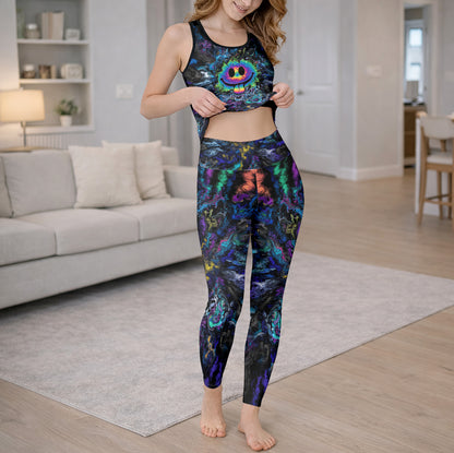 Psychedelic Acid Smile Tanktop and Leggings