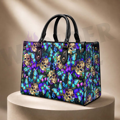 Wonder Skull structured tote bag solves the "I can't find anything in my bag" problem. The roomy interior fits your tablet, phone, wallet, water bottle, umbrella, and cosmetics — without the overstuffed look. Multiple interior pockets keep everything organized, so you're never digging around at checkout. Reinforced rivet corners and quality metal hardware ensure the bag holds up to daily use. Whether you're heading to work, running errands, or catching a flight, this tote keeps you looking put-together.