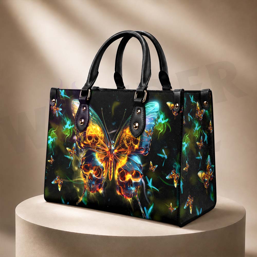 Wonder Skull structured tote bag solves the "I can't find anything in my bag" problem. The roomy interior fits your tablet, phone, wallet, water bottle, umbrella, and cosmetics — without the overstuffed look. Multiple interior pockets keep everything organized, so you're never digging around at checkout. Reinforced rivet corners and quality metal hardware ensure the bag holds up to daily use. Whether you're heading to work, running errands, or catching a flight, this tote keeps you looking put-together.