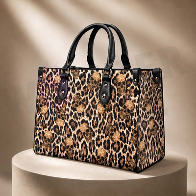 Wonder Skull structured tote bag solves the "I can't find anything in my bag" problem. The roomy interior fits your tablet, phone, wallet, water bottle, umbrella, and cosmetics — without the overstuffed look. Multiple interior pockets keep everything organized, so you're never digging around at checkout. Reinforced rivet corners and quality metal hardware ensure the bag holds up to daily use. Whether you're heading to work, running errands, or catching a flight, this tote keeps you looking put-together.