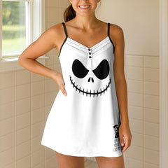 Midnight Spectral Grin Short Cami Dress