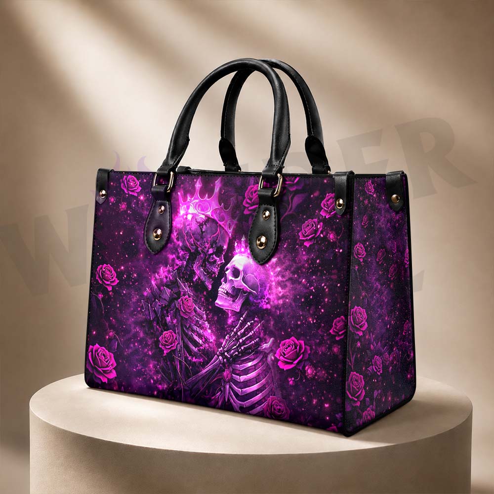 Wonder Skull structured tote bag solves the "I can't find anything in my bag" problem. The roomy interior fits your tablet, phone, wallet, water bottle, umbrella, and cosmetics — without the overstuffed look. Multiple interior pockets keep everything organized, so you're never digging around at checkout. Reinforced rivet corners and quality metal hardware ensure the bag holds up to daily use. Whether you're heading to work, running errands, or catching a flight, this tote keeps you looking put-together.