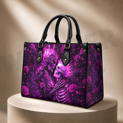 Wonder Skull structured tote bag solves the "I can't find anything in my bag" problem. The roomy interior fits your tablet, phone, wallet, water bottle, umbrella, and cosmetics — without the overstuffed look. Multiple interior pockets keep everything organized, so you're never digging around at checkout. Reinforced rivet corners and quality metal hardware ensure the bag holds up to daily use. Whether you're heading to work, running errands, or catching a flight, this tote keeps you looking put-together.
