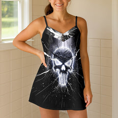 Blackout Blast Emblem Short Cami Dress