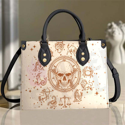 Wonder Skull structured tote bag solves the "I can't find anything in my bag" problem. The roomy interior fits your tablet, phone, wallet, water bottle, umbrella, and cosmetics — without the overstuffed look. Multiple interior pockets keep everything organized, so you're never digging around at checkout. Reinforced rivet corners and quality metal hardware ensure the bag holds up to daily use. Whether you're heading to work, running errands, or catching a flight, this tote keeps you looking put-together.