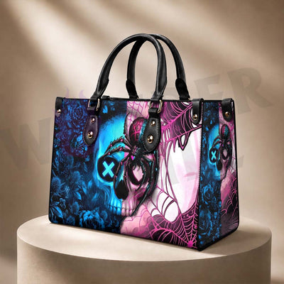 Wonder Skull structured tote bag solves the "I can't find anything in my bag" problem. The roomy interior fits your tablet, phone, wallet, water bottle, umbrella, and cosmetics — without the overstuffed look. Multiple interior pockets keep everything organized, so you're never digging around at checkout. Reinforced rivet corners and quality metal hardware ensure the bag holds up to daily use. Whether you're heading to work, running errands, or catching a flight, this tote keeps you looking put-together.