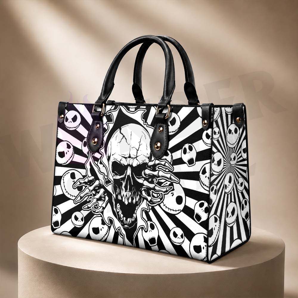 Wonder Skull structured tote bag solves the "I can't find anything in my bag" problem. The roomy interior fits your tablet, phone, wallet, water bottle, umbrella, and cosmetics — without the overstuffed look. Multiple interior pockets keep everything organized, so you're never digging around at checkout. Reinforced rivet corners and quality metal hardware ensure the bag holds up to daily use. Whether you're heading to work, running errands, or catching a flight, this tote keeps you looking put-together.