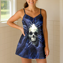 Electric Vanity Reaper Short Cami Dress