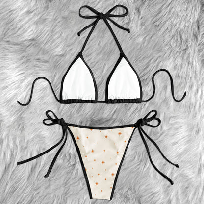 Celestial Zodiac Skull Micro Triangle Bikini Swimsuit