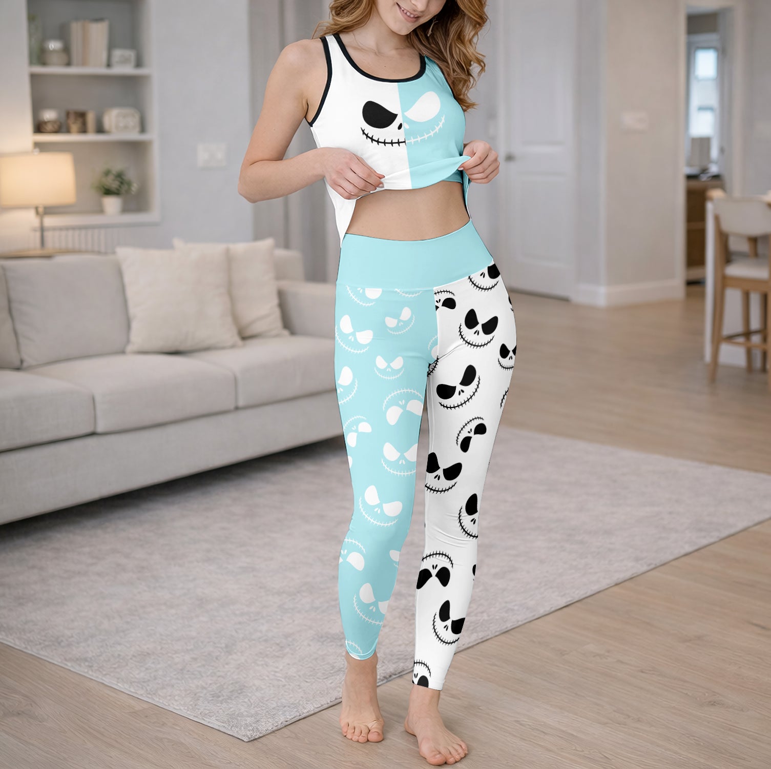 Frozen Smile Art Tanktop and Leggings