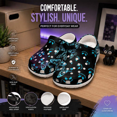 Wonder Skull Lightweight Clog Sandals are designed for all-day comfort. Featuring breathable ventilation holes, a cushioned footbed, and a pivoting heel strap, these versatile unisex clogs are perfect for use at home, outdoors, or at work — whatever your profession may be.