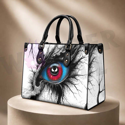 Wonder Skull structured tote bag solves the "I can't find anything in my bag" problem. The roomy interior fits your tablet, phone, wallet, water bottle, umbrella, and cosmetics — without the overstuffed look. Multiple interior pockets keep everything organized, so you're never digging around at checkout. Reinforced rivet corners and quality metal hardware ensure the bag holds up to daily use. Whether you're heading to work, running errands, or catching a flight, this tote keeps you looking put-together.