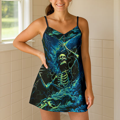 Thunderous Soul Rebirth Short Cami Dress