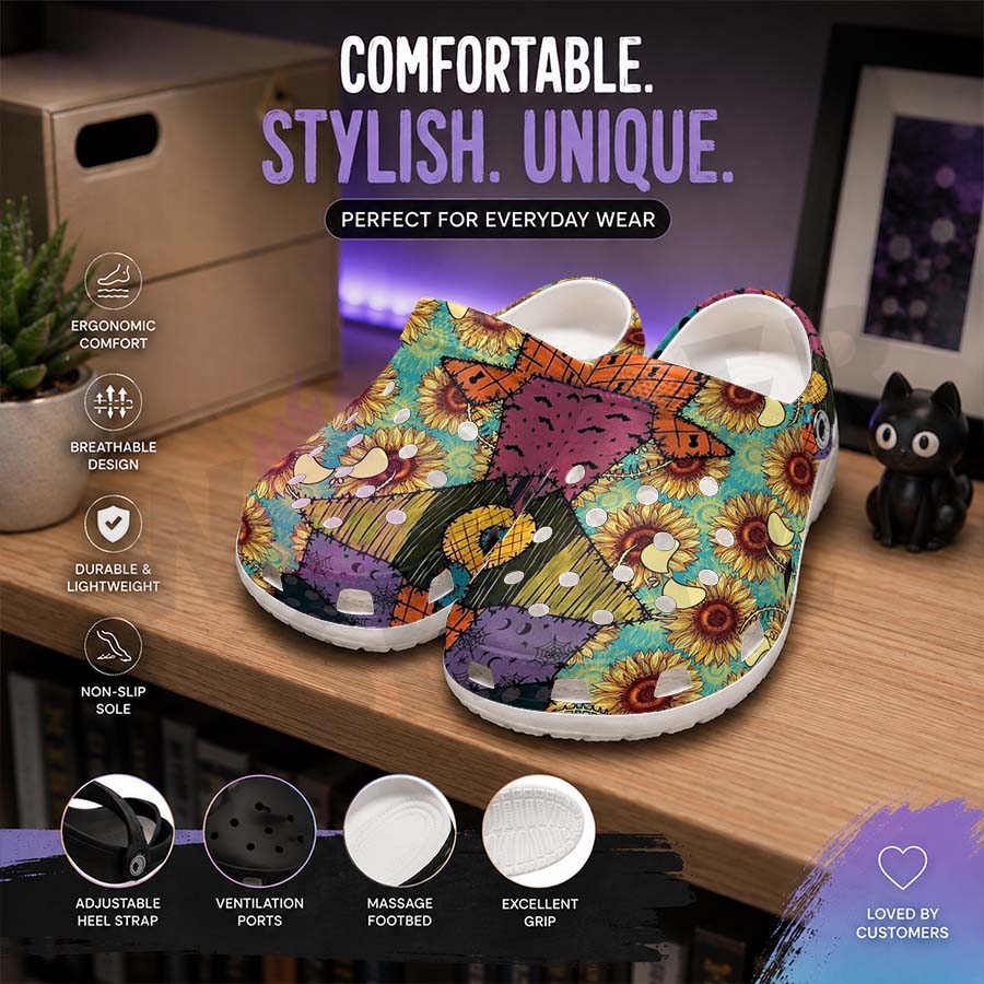 Wonder Skull Lightweight Clog Sandals are designed for all-day comfort. Featuring breathable ventilation holes, a cushioned footbed, and a pivoting heel strap, these versatile unisex clogs are perfect for use at home, outdoors, or at work — whatever your profession may be.