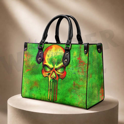 Wonder Skull structured tote bag solves the "I can't find anything in my bag" problem. The roomy interior fits your tablet, phone, wallet, water bottle, umbrella, and cosmetics — without the overstuffed look. Multiple interior pockets keep everything organized, so you're never digging around at checkout. Reinforced rivet corners and quality metal hardware ensure the bag holds up to daily use. Whether you're heading to work, running errands, or catching a flight, this tote keeps you looking put-together.