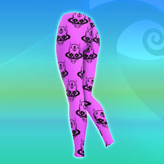 Purple Skull Devil Combo Hoodie and Leggings - Dark and edgy matching set with skull designs for a unique and stylish look