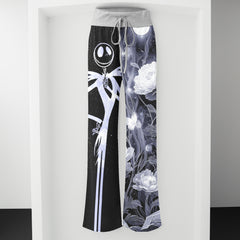 Twilight Bones & Blossoms Women's High-waisted Wide Leg Pants