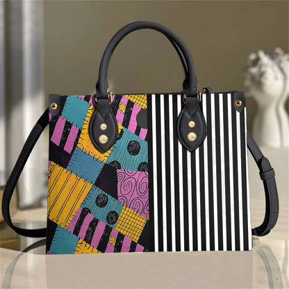 Wonder Skull structured tote bag solves the "I can't find anything in my bag" problem. The roomy interior fits your tablet, phone, wallet, water bottle, umbrella, and cosmetics — without the overstuffed look. Multiple interior pockets keep everything organized, so you're never digging around at checkout. Reinforced rivet corners and quality metal hardware ensure the bag holds up to daily use. Whether you're heading to work, running errands, or catching a flight, this tote keeps you looking put-together.