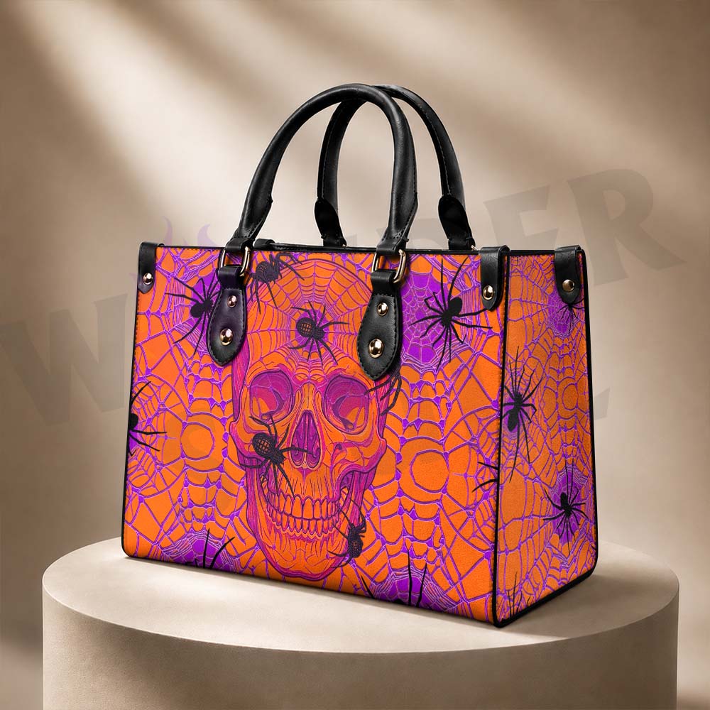 Wonder Skull structured tote bag solves the "I can't find anything in my bag" problem. The roomy interior fits your tablet, phone, wallet, water bottle, umbrella, and cosmetics — without the overstuffed look. Multiple interior pockets keep everything organized, so you're never digging around at checkout. Reinforced rivet corners and quality metal hardware ensure the bag holds up to daily use. Whether you're heading to work, running errands, or catching a flight, this tote keeps you looking put-together.