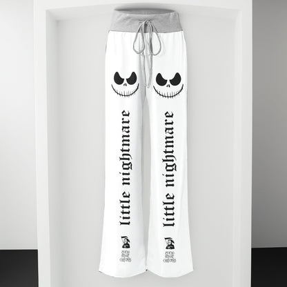 Black & White Art Women's High-waisted Wide Leg Pants