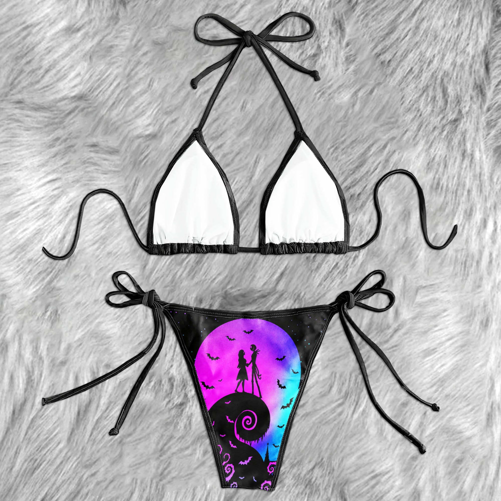 Gothic Hill Moonlight Romance Micro Triangle Bikini Swimsuit