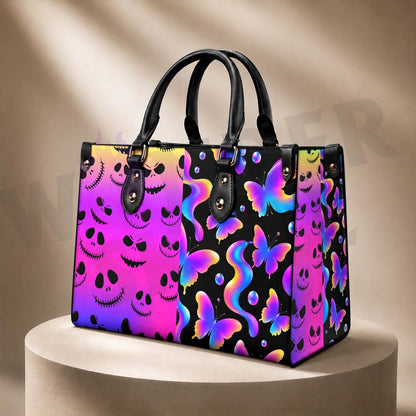 Wonder Skull structured tote bag solves the "I can't find anything in my bag" problem. The roomy interior fits your tablet, phone, wallet, water bottle, umbrella, and cosmetics — without the overstuffed look. Multiple interior pockets keep everything organized, so you're never digging around at checkout. Reinforced rivet corners and quality metal hardware ensure the bag holds up to daily use. Whether you're heading to work, running errands, or catching a flight, this tote keeps you looking put-together.