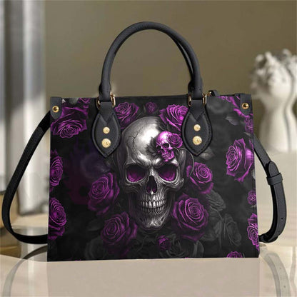 Wonder Skull structured tote bag solves the "I can't find anything in my bag" problem. The roomy interior fits your tablet, phone, wallet, water bottle, umbrella, and cosmetics — without the overstuffed look. Multiple interior pockets keep everything organized, so you're never digging around at checkout. Reinforced rivet corners and quality metal hardware ensure the bag holds up to daily use. Whether you're heading to work, running errands, or catching a flight, this tote keeps you looking put-together.