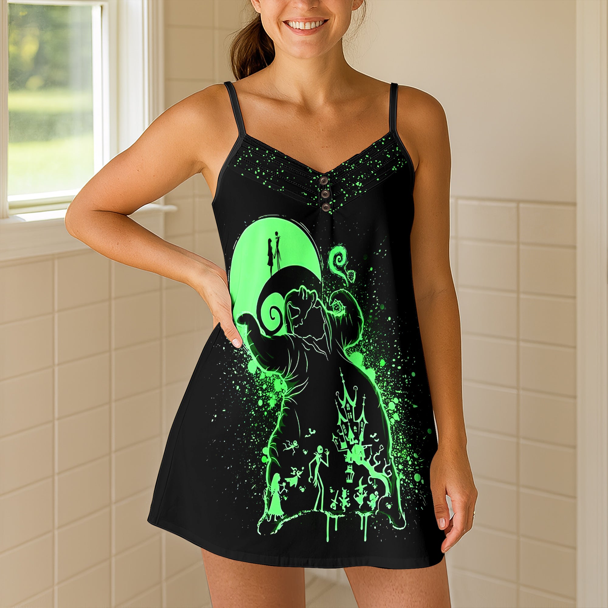 Neon Dread Keeper Short Cami Dress