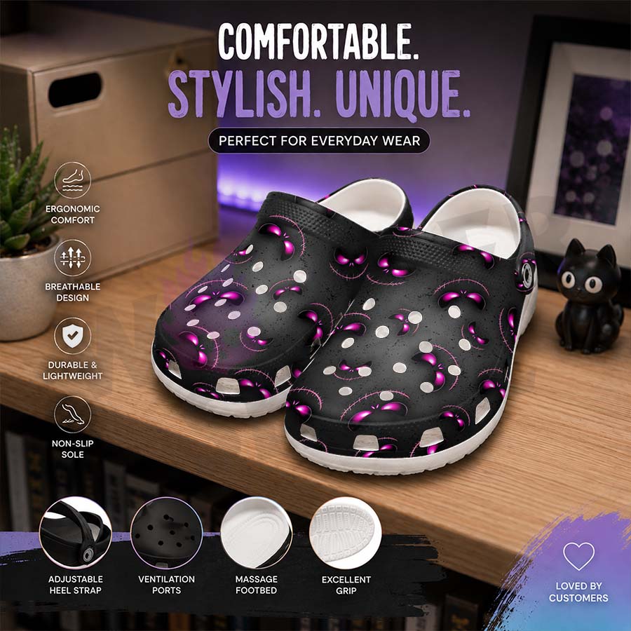 Wonder Skull Lightweight Clog Sandals are designed for all-day comfort. Featuring breathable ventilation holes, a cushioned footbed, and a pivoting heel strap, these versatile unisex clogs are perfect for use at home, outdoors, or at work — whatever your profession may be.