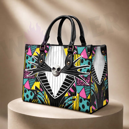 Wonder Skull structured tote bag solves the "I can't find anything in my bag" problem. The roomy interior fits your tablet, phone, wallet, water bottle, umbrella, and cosmetics — without the overstuffed look. Multiple interior pockets keep everything organized, so you're never digging around at checkout. Reinforced rivet corners and quality metal hardware ensure the bag holds up to daily use. Whether you're heading to work, running errands, or catching a flight, this tote keeps you looking put-together.