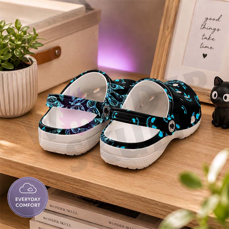 Wonder Skull Lightweight Clog Sandals are designed for all-day comfort. Featuring breathable ventilation holes, a cushioned footbed, and a pivoting heel strap, these versatile unisex clogs are perfect for use at home, outdoors, or at work — whatever your profession may be.