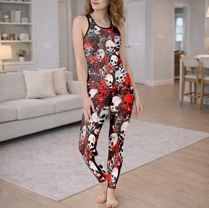 Spooky Diamond Vertical Tanktop and Leggings