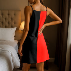 Gothic Romance Graphic Short Cami Dress